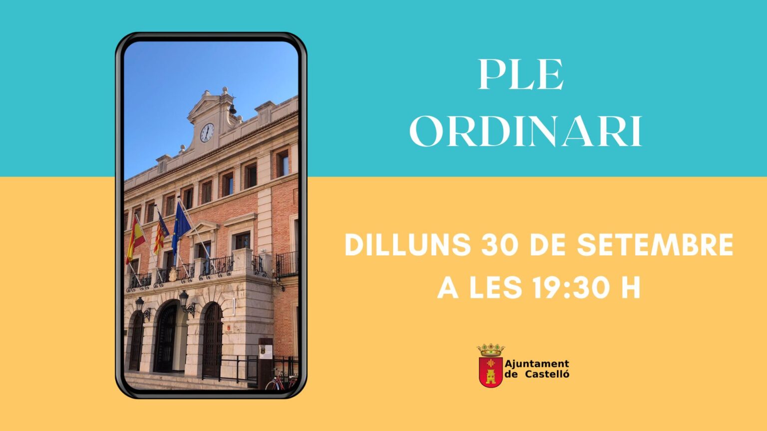 Ple Ordinari 30 de setembre
