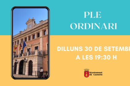 Ple Ordinari 30 de setembre