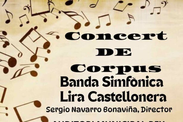 La Banda Simfònica Lira Castellonera celebra el Concert de Corpus 2026