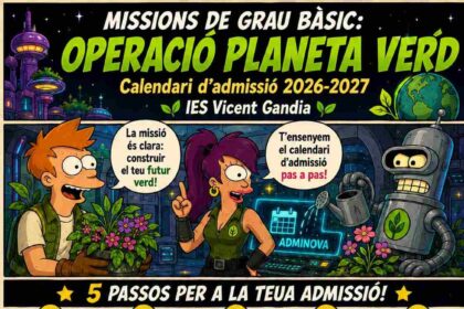 Calendari Admissió Agrojardineria IES Vicent Gandia 1