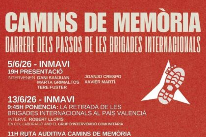 Cartell camins de memòria