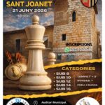 Cartell III Torneig Escacs Infantil Sant Joanet 2026