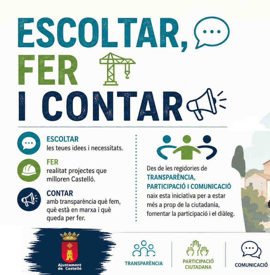 Escoltar, fer i contar