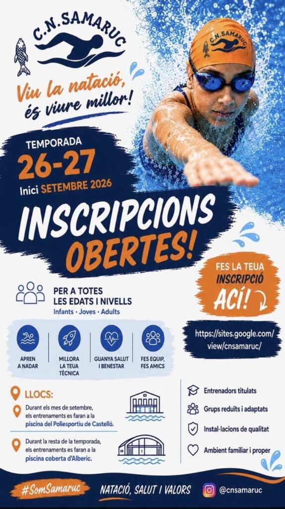 Inscripcions Samaruc 2026-2027