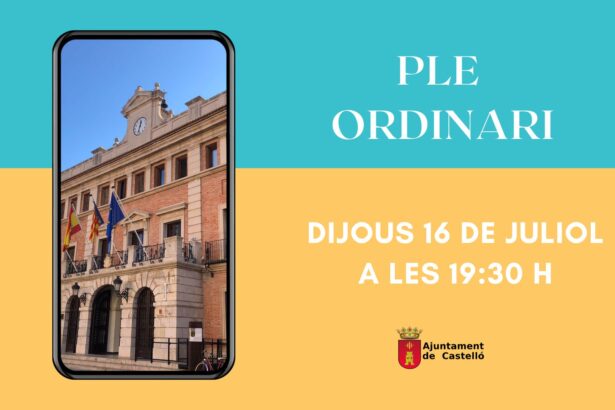 Ple ordinari 16 de juliol