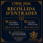Recollida entrades CIBM 2026