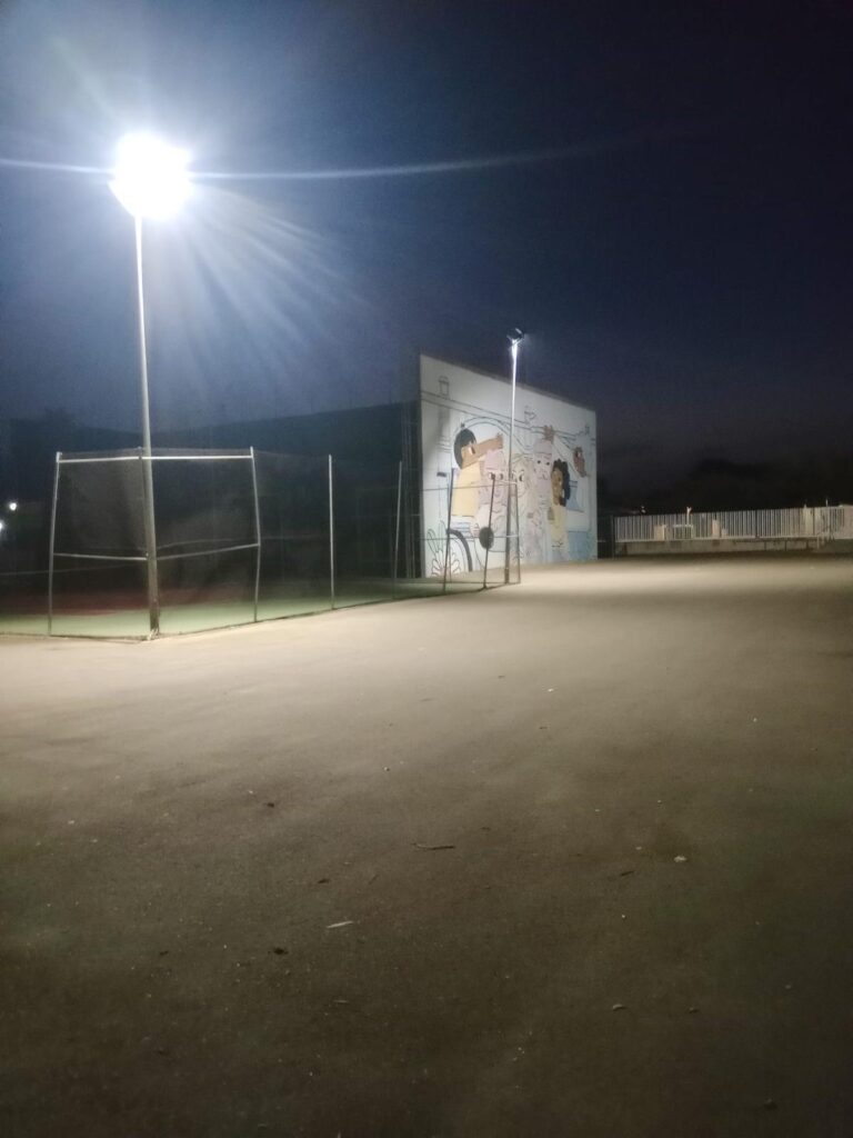 Millora enllumenat poliesportiu 1
