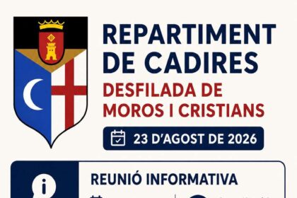 Repartiment de cadires 2026