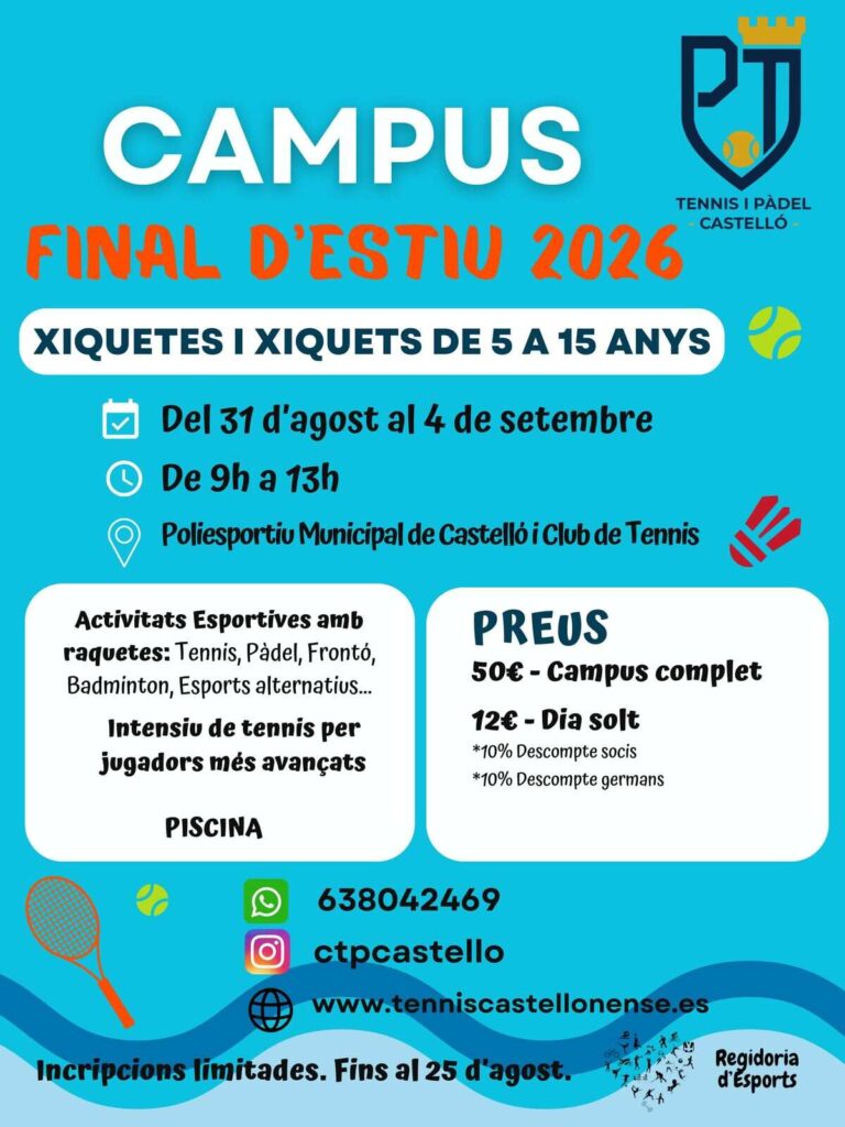 cartell campus final d'estiu 26