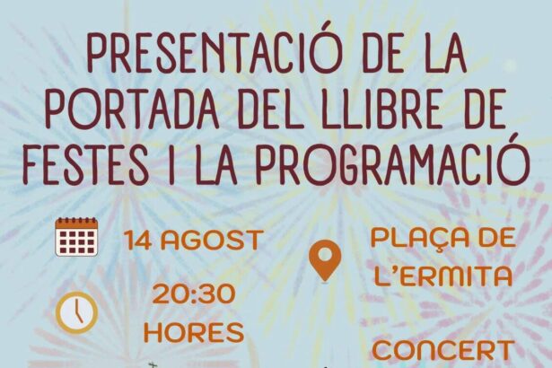 Presentacio portada llibre de festes 2026