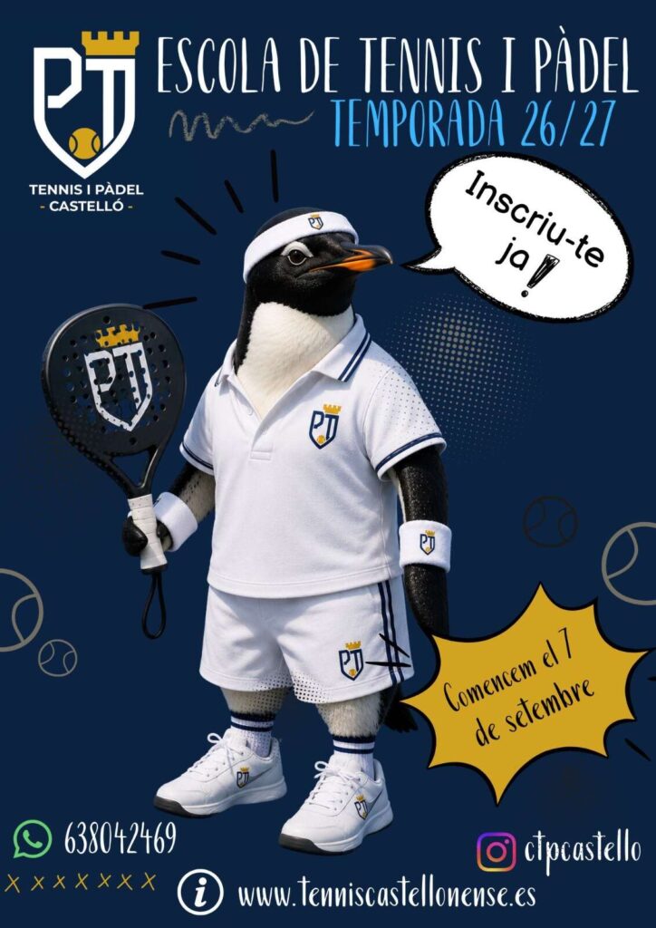 temporada 26/27 escola tennis pàdel