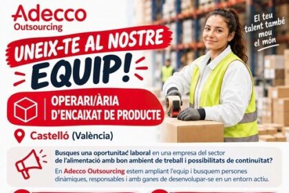 Oferta operari-a d'encaixat de producte.