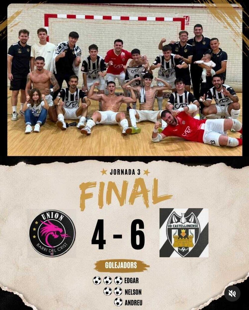 Castellonense F.S. tercera victòria