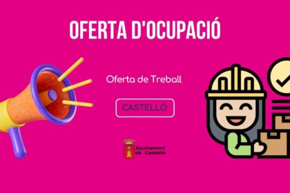Oferta d'ocupació - treball