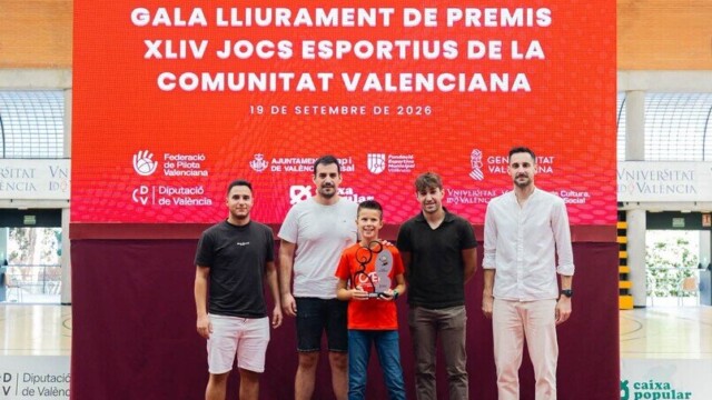 El CPV Castelloner present al lliurament de premis dels XLIV JECV